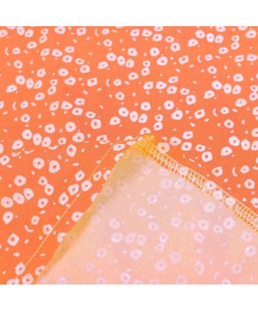 ToddlBy Ladies Summer Pocket Sleeveless Round Neck Swing Fashion Floral Dress plus Dresses for Women plus Size Orange Large - Buy Online on GoSupps.com
