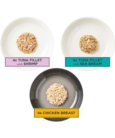 Reveal Natural Wet Cat Food 12 Pack - Grain Free Limited Ingredient Fish & Chicken Variety in Broth Pouches - 2.47oz Pouches - Buy Online on GoSupps.com