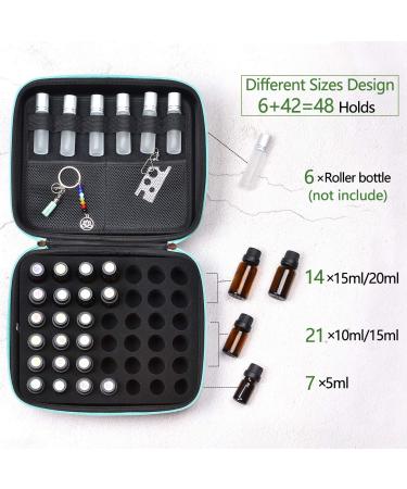 Beschan Essential Oil Storage Case - Holds 42 Bottles, Travel-Friendly, Includes Free Opener and Labels - 10 Lx8.5 Wx3.9 H Size - Buy Online on GoSupps.com