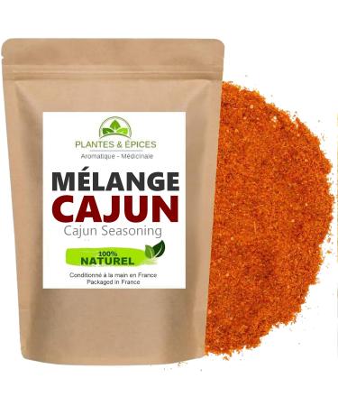 Epices CAJUN 100% Naturelle - M lange Marinades Epices pour Assaisonnement CAJUN 100g - Cuisine cr ole antillaise - Sachet Fra cheur Herm tique Refermable