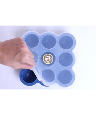 Nurture Naturals Blue Baby Food Storage Containers - Safe Durable & Eco-Friendly for International Shipping - Buy Online on GoSupps.com