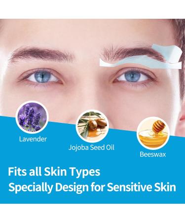  Beauty7 Beauty7 24-Pack Pre-Cut Eyebrow Wax Strips - With 4 Oil Cleansing Wipes - Suitable for Skin - Buy Online on GoSupps.com