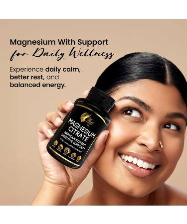 Coc March N.M.D Magnesium Citrate 500mg per Serving, Gluten Free, Supports Sleep, Digestive Health, Muscle Function & Relaxation, High Absorption, Non-GMO, 150 Capsules - Buy Online on GoSupps.com