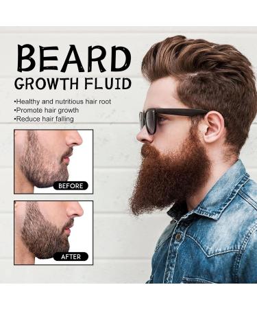 Beard Growth Serum for Men - Accelerate Beard Growth with 30ml Beard Oil & Hair Growth Formula - Buy Online on GoSupps.com