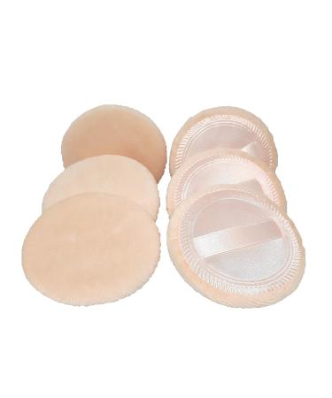 6x Powder Quack Makeup Sponge with Handle 55mm Satin Back Blender for Cosmetics Facial Cleaning & Wig Application - Buy Online on GoSupps.com