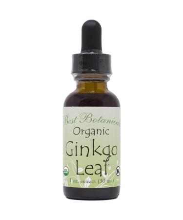 Best Botanicals Organic Ginkgo Leaf Extract 1 oz. Organic 1 Fl Oz (Pack of 1)