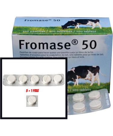 Buy Rennet Tablets - Fromase 50/5 (6 Total) | Made in France | International Shipping Available - Buy Online on GoSupps.com