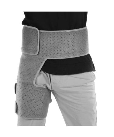 Milltrip Groin Support Hip Brace Ischialgia Relief Thigh Hamstring Compression Wrap