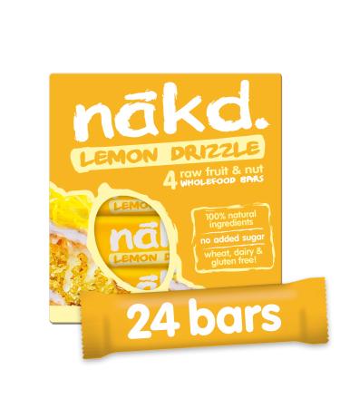 Nakd Nakd bars with fruit and Nurse 24-pack (Lemon Drizzle)