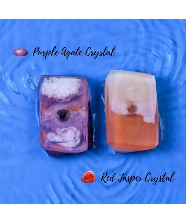 Buy Gemstone Soap (Lavender & Rose) - Natural Skincare for All Skin Types | International Shipping - Buy Online on GoSupps.com