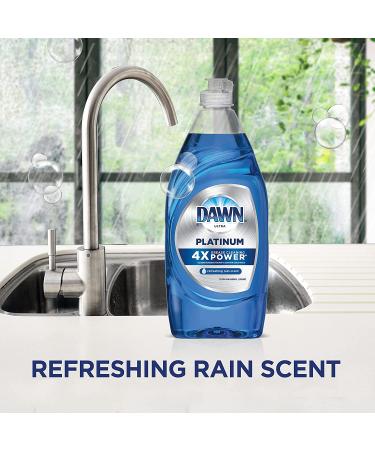 Dawn Platinum Refreshing Rain Scent Dish Soap, 54.9 fl oz - Pack of 2 - Buy Online on GoSupps.com