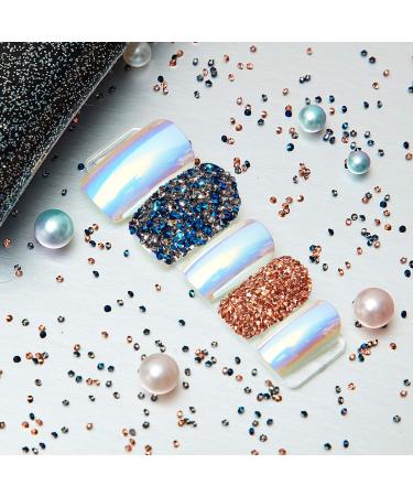 Ultra Mini Micro Diamond Glass Sand Rhinestones - 11520 Pieces 0.047-0.051 Inch - Nail Design, Makeup, DIY Craft - Multi Color - Buy Online on GoSupps.com