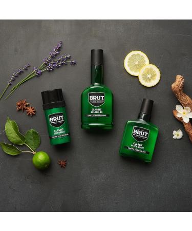 Brut Classic Round Deodorant Stick for Men - All-Day Freshness & Powerful Odor Protection - Paraben Free - 2.7 oz - International Shipping Available - Buy Online on GoSupps.com