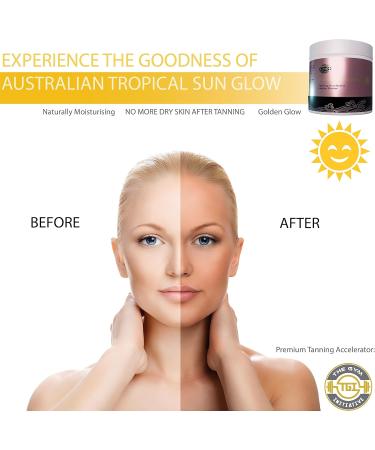 Tanning Accelerator Sunbed Cream 200ML- Intense Bronze- Effective in Sunbeds & Outdoor Sun Achieve a Natural Tan with Natural Ingredients - Buy Online on GoSupps.com