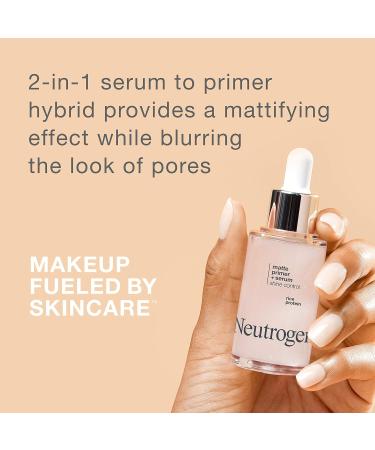 Neutrogena Shine Control Matte Booster Face Primer & Serum - Oil Absorbing Skin-Mattifying Primer with Rice Protein 1.0 fl. oz | International Shipping Available - Buy Online on GoSupps.com