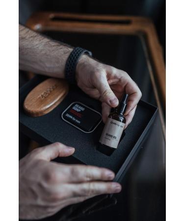 ZEW FOR MEN Lumberjack Set - Beard Brush Oil & Soap for Grooming | International Shipping - Buy Online on GoSupps.com