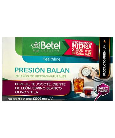 PresionBalan Tea by Betel Natural - Healthy Support for Pressure - 24 Tea Bags