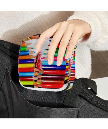 Buy Rainbow Zipper Menstruation Pad Bag - Stylish Feminine Hygiene Tote for Women & Girls | Durable Eco-Friendly & Convenient - Buy Online on GoSupps.com