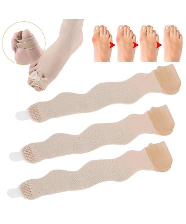 Silicone Toe Separator & Straightener Set - 3 Piece Kit for Hallux Valgus Correction, Bunion Relief - Universal Size for Men and Women - Buy Online on GoSupps.com