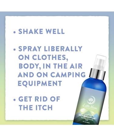 Little Moon Essentials Natural Outdoor Mist Not Buggin Me 4 oz. Not Buggin' Me 4 Fl Oz (Pack of 1) - Buy Online on GoSupps.com