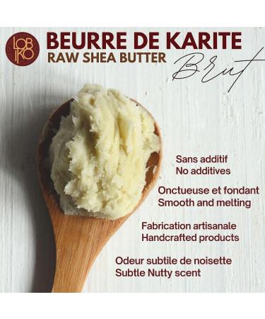 Beurre de karit Brut 1KG - Pur non Raffin 100% Naturel- Hydratant et Protecteur- Sans additifs et Vegan - Corps Cheveux Visage - Pour tout type de peau - Raw african Ivoiry Shea butter - Buy Online on GoSupps.com