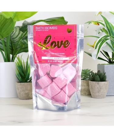 Love Heart Bath Bomb Rose Scented | Gift Republic - Buy Online on GoSupps.com