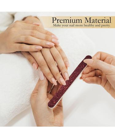 P2P Colorful Nail File Strips - Double Sided Nail Buffers for Manicure and Pedicure - Shaping and Smoothing Toenails and Fingernails (Regular 10) - Buy Online on GoSupps.com