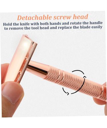 Buy Stainless Steel Security Razor - Double & Single Blade for Smooth Shaving | Removable Head for Men - Buy Online on GoSupps.com