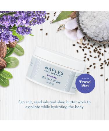 Naples Soap Company Cult Classics Collection Gift Set | Eco-Friendly Natural Soap Body Butter Sea Salt Scrub Shampoo & Conditioner Bars | Lavender | Cruelty-Free No Parabens or Silicones - Buy Online on GoSupps.com