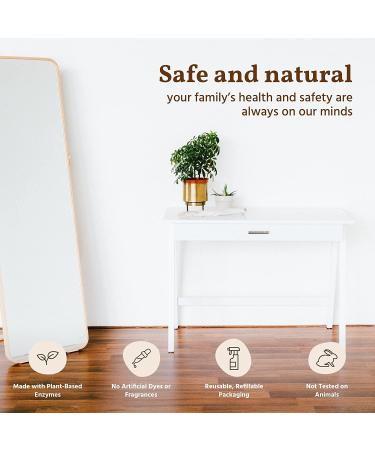 Naturally It's Clean Enzyme Floor Cleaner | Safe for Pets & Kids | Hardwood, Tile & Stain-Free Floors | Plant-Based Formula | 24oz Concentrate - Buy Online on GoSupps.com