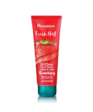 Himalaya Fresh Start Oil Clear Face Wash Strawberry  3.4 fl oz (100 ml) - Buy Online on GoSupps.com
