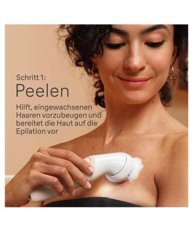 Braun Silk- pil 9 Flex Skinspa All-in-One Set - Women's Hair Remover & Facespa Face Hair Remover - Long-lasting 9-681 3D in White/Gold - Buy Online on GoSupps.com