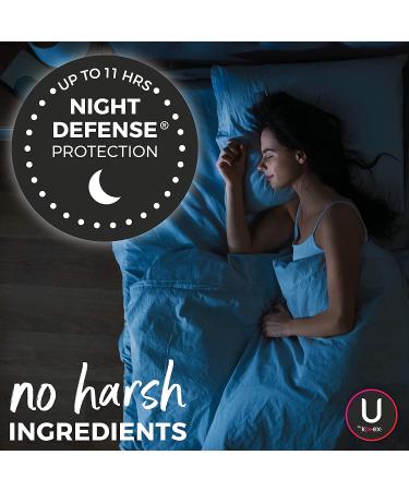U by Kotex Security Maxi Overnight Pads, Unscented - 112 Count, Non-Winged - Buy Online on GoSupps.com