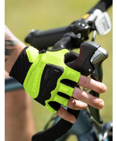 INBIKE MTB Gloves for Motocross Half-Finger with TPR Finger Pads | Flexible Cycling Gear for Mountain Biking & Racing | Gr n XL - Buy Online on GoSupps.com