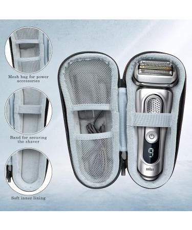 Fyy Pocket for Razor Men | Electric Shaver Organizer Bag & Case for Braun Series 3/5/7/9 | Travel Protective Cover & Carrier Bag (B-Black) - Buy Online on GoSupps.com