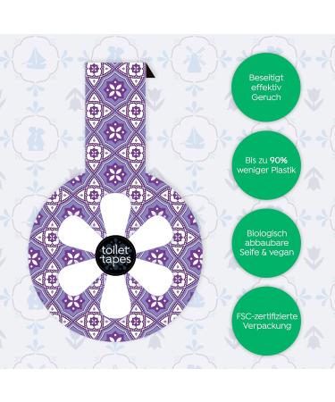 Eco-Friendly Toilet Tapes Box Set - 14 Lavender Scented Tablets 90% Less Plastic 160+ Rinsing Uses - Enhance Your Bathroom Fragrance - Buy Online on GoSupps.com