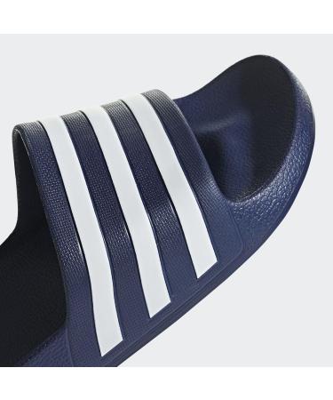 Buy adidas Unisex Adilette Aqua Slides - Dark Blue Ftwr White - International Shipping Available - Buy Online on GoSupps.com