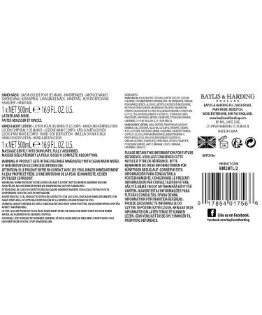 Baylis &amp; Harding Mosaic Bottle Hand Wash &amp; Hand Lotion Set 500ml - Luxurious Cleansing Duo | International Shipping - Buy Online on GoSupps.com