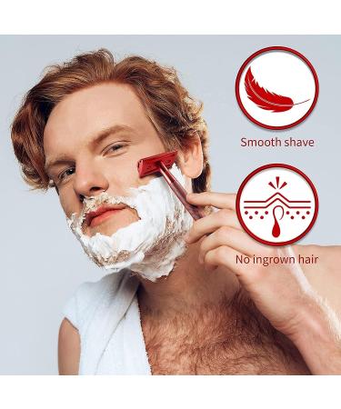 Bambaw Red Metal Safety Razor with Stand - Premium Red Shaving Razor - Buy Online on GoSupps.com