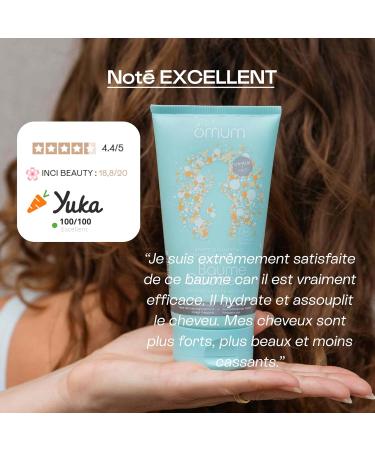 OMUM - Mon Baume Douceur - Apr s-shampoing biologique renfort & hydratation - Fortifie nourrit et d m le - Aloe vera beurre de karit et algues rouges - 150 ml 150 ml (Lot de 1) - Buy Online on GoSupps.com