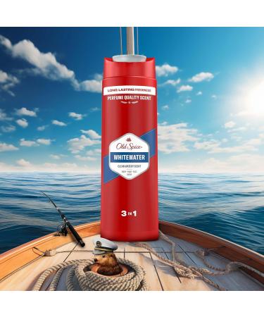  Old Spice Old Spice Whitewater 3-in-1 Multi-Use Shampoo for Hair Face and Body 400ml Long Lasting Freshness Fragrance Quality Deep Cleansing - Buy Online on GoSupps.com