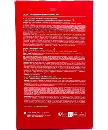 Dr.Jart+ Ceramide Moisturizing Gift Set Moisturizing Mask Eye Cream Skin Barrier Moisturizer - Buy Online on GoSupps.com