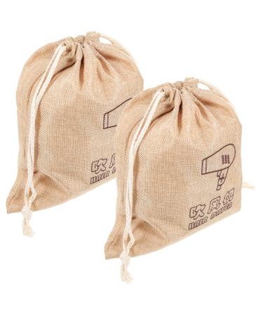 CANIGHT 2pcs Travel Hair Dryer Hair Dryer Bags Portable Hair Dryer Bag Travel Wine Bag Drawstring Bag Cloth