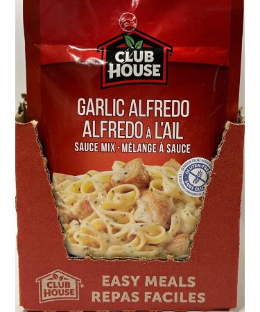 Club House Dry Sauce/Seasoning/Marinade Mix Garlic Alfredo 30g Case Pack 12 Count - Buy Online on GoSupps.com