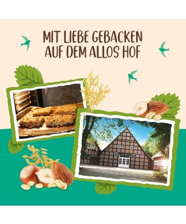 Allos Organic Oat Flapjack Nut Bar - 16 x 50g | Healthy Energy & Sports Snack - Buy Online on GoSupps.com