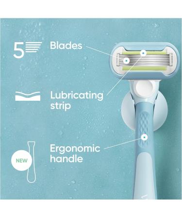 Gillette Venus Lubrastrip 4-Pack Extra Smooth Razor Blades for Women with a Touch of Avocado Oils to Protect Skin - Buy Online on GoSupps.com
