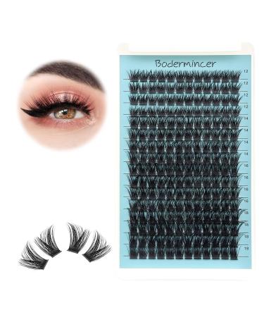 Bodermincer D Curl 16 Rows Large Pack 192 Cluster Eyelashes (8-10-12-14mm Mixed)