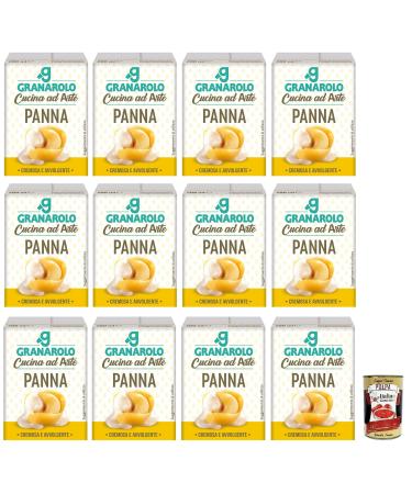 Italian Gourmet E.R. Granarolo Panna da Cucina UHT Long-Lasting Cooking Cream 200 ml + 400 g Box of 12