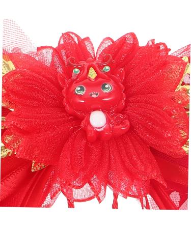 Beaupretty tassel hair accessories chinese new year hair accessories chinese hair clip Asia Chinese style festival hair clips Hanfu hairpin girl Metal temperament red hair clips - Buy Online on GoSupps.com