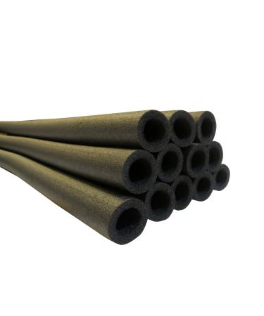 Upper Bounce Trampoline Pole Foam Sleeves Set of 12 Black 44"L x 1.5" Diameter